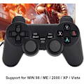 Miniatyrbillede 3 af 5: Trådløs Gamepad-controller med dobbelt vibration til pc, tv/tv-boks - universel og praktisk