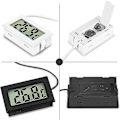 Miniatyrbillede 2 af 5: Mini Digitalt LCD Termometer Temperatur med Temperaturprobe Sensor Tester (2x Sort 2x Hvid)