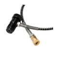 Miniatyrbilde 3 av 5: PCP Dykking HPAT Ventil Fyllestasjon Påfyllingsadapter Topp Spin Knapp G5/8 Hann 300Bar Luft Inf