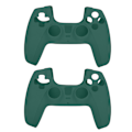 Miniatyrbilde 1 av 8: 2 stk DOBE Antiskid Silikon Spillkonsoll Beskyttelse Gamepad Håndtak Grep for PS5(Grønn ) Vert