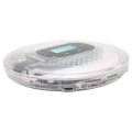 Miniatyrbilde 7 av 8: Bærbar CD-spiller Multifunksjon USB C Oppladbar CD-spiller for bil med øretelefoner for hjemmereisebil