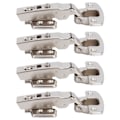 Miniatyrbillede 2 af 8: 4 sæt hængsler til skabskøkken med dæmpningsbufferdør Bisagra koldvalset stålhardware lige arm 11,5 x 7 x 2,5 cm
