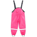 Pikkukuva 3 / 5: Vedenpitävät unisex-lasten sadehousut - tuulenpitävät kurahousut 128 Pink