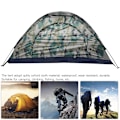 Miniatyrbillede 7 af 8: Udendørs enkeltpersons fritid vindtæt telt til campingfiskeri Klatrecamouflage