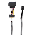 Pikkukuva 4 / 8: Mini SAS SFF-8643 - SFF-8639 U.2 4CH liitäntäjohto Intel 750 P3700 / PM963 SSD:lle