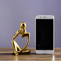 Miniatyrbild 4 av 5: Resin Thinker Abstrakt skulptur staty - modern hem och kontor dekor statyett