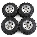 Pikkukuva 3 / 5: Rengassarja 1/10 RC Crawler -autoihin TRX4 D90 Axial SCX10 II III Hopea