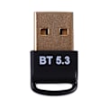 Miniatyrbild 5 av 8: USB Bluetooth Adapter Delayless Guldpläterad Plug 5.3 Bluetooth Dongle Transmitter Receiver för Windows 8.1 10 11 PC