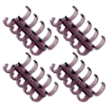 Miniatyrbilde 4 av 8: 20 stk. Bindingsringer Segmentert design Holder 60 ark 11mm Bindings tykkelse Kontorrekvisita Lilla