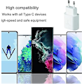 Miniatyrbilde 5 av 5: 25W Lader Kompatibel med Samsung Galaxy S22, S21, S21 Puls, S21 Ultra, S21 FE, S20 FE, Z Fold 3, Fold 4, Flip 3, Flip 4 5G, Note 20, A53, A52s, A71