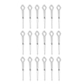 Miniatyrbillede 4 af 8: 18 stk Rhombic Dreadlocks Interlocking Tool Legering Dreadlocks Stramningsværktøj Tilbehør til Sisterlocks