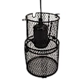 Miniatyrbillede 3 af 8: Krybdyr varmelampebeskyttelse Undgå forbrænding Indtrækkelig krybdyr varmelampe netbeskyttelse Varmebeskytter med E27 keramisk lampeholder EU-stik 220-240V