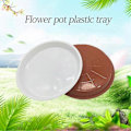Miniatyrbilde 5 av 5: 10 stk. plast rund blomsterpottebrett for hjem og hage, svart 14 cm x 1,9 cm