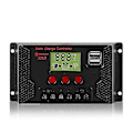 Miniatyrbillede 1 af 5: 30A Laderegulator Solpanel Laderegulator Automatisk Identifikation 12V/24V med LCD-display og 5V USB-port