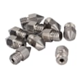 Miniatyrbillede 8 af 8: 10 stk. 3D-printerdyser MK8 rustfrit stål 1,75 mm ekstruder printhoveddele tilbehør 0,2 mm