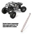 Miniatyrbild 7 av 8: Aluminiumlegering Nedre upphängningslänkar Fjärrkontroll Biltillbehör för 1/10 Axial 90018 RC CrawlerTitanium Färg