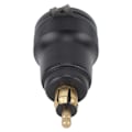 Pikkukuva 4 / 8: Auton laturi LED-jännitteenmittarilla ja painonapilla Dual QC 3.0 Pikalaturi 1 2 3 sarjaan EU-pistokkeella Punainen