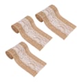 Miniatyrbillede 7 af 8: 3 ruller juteblondebånd - Simpelt og elegant juteblondebånd til dekoration af rustikke bryllupper og DIY-sløjfer - 15 cm x 2,3 m