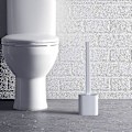 Pikkukuva 5 / 5: WC-harjasetti Silikoninen WC-harja Seinälle Asennettava Pinkki