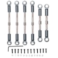Miniatyrbilde 1 av 8: RC Metalltrekkstang Servo Lenke Linkages Tie Rod for WLtoys 144001 124018 124019 1/14 RC BilTitanium