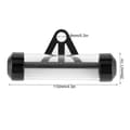 Miniatyrbillede 2 af 6: Universal Motorcykel Cylindrisk Rør Mærkeholder Nummerpladeholder Opbevaringscylinder Sort