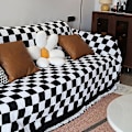 Miniatyrbild 4 av 5: Jacquard Stretch Sofföverdrag med Armstöd Sofföverdrag 180*130cm