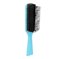 Miniatyrbilde 5 av 8: Massasjebørste for hår 9 rader Salon Blow Wet Dry Detangle Styling Hairbrush Kam Avtakbar Blå