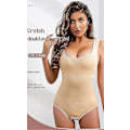 Miniatyrbild 4 av 4: Midjespännare Bodysuit - Sömlös Helkroppsformare Jumpsuit för Kvinnor