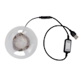Miniatyrbilde 1 av 8: LED-båndlysstripe med USB Bluetooth APP-kontroll for rom- og hjemmeinnredning 5V 10 m