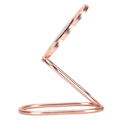 Miniatyrbild 6 av 8: Telefonringhållare Finger Stand 360° Rotation Metall Telefon Grepp Fällbart Stativ för Magnetisk BilfästeRose Guld