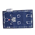 Miniatyrbilde 8 av 8: Muslimsk bønneteppe for barn 23,6x39,4in intelligent elektronisk bønneteppe med tilbedelsestrinnveiledning for barn småbarn