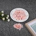 Miniatyrbilde 6 av 8: 2 stk. håndtrykte blandede konfetti til bryllup, bursdag, festivaler, dekorasjonstilbehør, rosa + beige