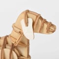 Miniatyrbild 4 av 4: 3D Trä Dachshund Pussel Lärande Bygg Leksak Simulering Pussel Modell Realistisk Fast Handgjord Spel Leksak