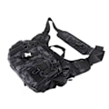 Miniatyrbilde 4 av 8: Sling fiskeutstyr veske fiskeutstyr oppbevaringspakke med stang holder fiske midjeveske crossbody sling veske for utendørs fiske fotturer camping