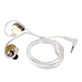 Miniatyrbilde 2 av 8: Hybrid dynamisk driver balansert armatur ørepropper dyp bass stereo 1DD 1BA dobbel driver monitor ørepropper KZ ZSN PRO X gull