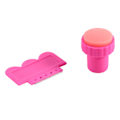 Miniatyrbillede 5 af 8: Nail Art Scraper Stemplingsplade Double Ended Stamper 7 Stk Sæt Manicure Værktøj