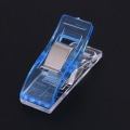 Miniatyrbilde 4 av 7: 20 stk plastklips for quilting Sy strikkestoffbinding Håndarbeidsklemme (blå)