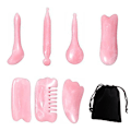 Pikkukuva 1 / 8: 7 kpl/ set Gua Sha Resin Massage Board Tool Hartsi Hieronta Ihonhoito Guasha Tool Set Anti Wrinkle Healthcare Beauty Tools