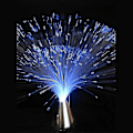 Miniatyrbild 5 av 5: LED Färgskiftande Fiberoptisk Fontän Nattlampa Jul