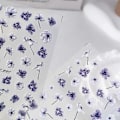 Pikkukuva 5 / 5: 5D Ylelliset siniset ja violetit kukkakuvioiset kynsitarrapehmusteet, itseliimautuvat koristeelliset kynsitaidetarrat TA255XTJ
