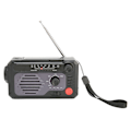 Miniatyrbilde 2 av 8: Håndsveiv værradio NOAA AM FM BT Type C lader nød solradio med lommelykt LED leselys SOS alarm