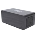 Pikkukuva 7 / 8: Monitoiminen puinen 2000mAh minikellokaiutin langaton Bluetooth-kello stereokaiutinMusta puu+valkoinen valo