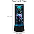 Miniatyrbilde 2 av 5: Ny LED Jellyfish Lava Lampe - 7 Farger - Akvariumstil Stemningslys