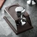 Miniatyrbillede 6 af 8: Silikone skridsikker hjørne kaffestampningspude måtte kaffestamper stativ tilbehør