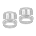 Miniatyrbilde 4 av 8: 2 stk Gasskomfyr knottdeksler Barnesikkert gasskomfyr knottdeksler Protector for Home KitchenTransparent