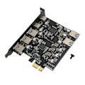 Miniatyrbillede 1 af 8: PCI E til USB-udvidelseskort 7 porte 5 Gbps USB PCI Express-kort med 2 USB 3.0-porte på bagsiden til Windows Xp til OS X til Linux