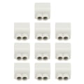 Miniatyrbild 7 av 8: 10 st 60A 400V snabbkopplingskabel Terminal One In Two Out Elektriska ledningar Inline Junction Blocks för 0,5‑6mm² ledningar