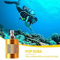 Miniatyrbilde 5 av 5: PCP SCBA Fyllestasjon Ladekit Adapter Til G5/8 eller 5/8BSPP DIN Adapter 300 Bar M/8Mm Qu