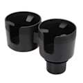 Miniatyrbilde 1 av 5: Vannkoppholder Dobbel Støtte Utvidbar Base Elastisk Pad Organizer 2 i 1 Bil Vannkoppforlenger for bil