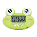 Miniatyrbillede 4 af 8: Tegneserie Digital Timer ABS Bærbar Letvægts Nem at Bruge Sød Tegneserie Timer til Køkken Madlavning Grøn Frø